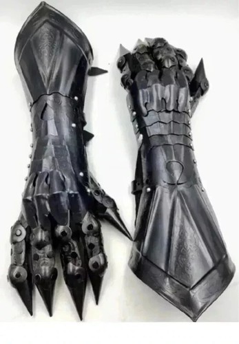 Paire gants médiévaux en - gants,