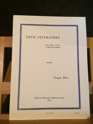 Ibert deux interludes - deux,
