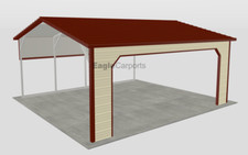 21x18 STEEL Carport  TX-VA