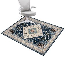 Tapis Chaise de Bureau 120x150cm Antidérapant Tapis de Protection de Sol Rési...