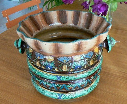Ancien cache pot - , en