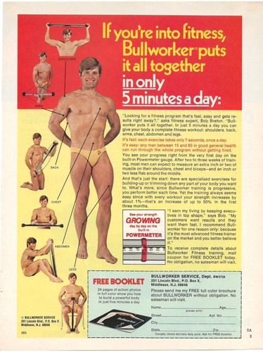 Vintage print bullworker - print, ad
