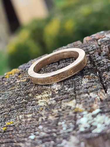 Bague pièce franc - , ancien