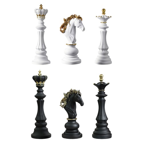 Statues pièces d échecs - de, 3