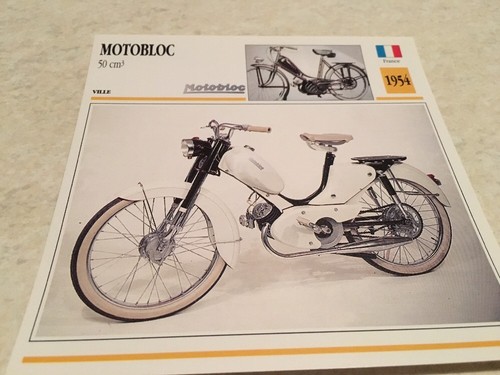 Carte moto motobloc cm3 - 50,