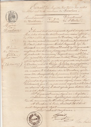 Actes mariage - actes,