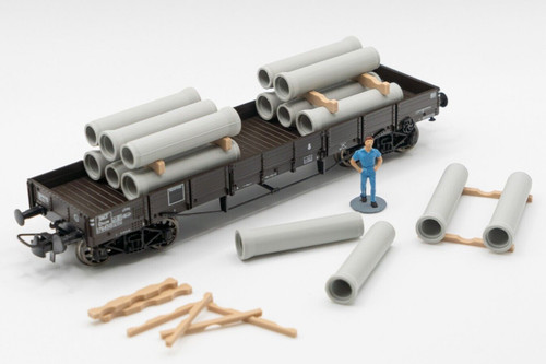Tuyaux beton 50cm - h0, 1:87