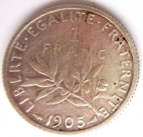 Franc semeuse argent 1905 - 1,