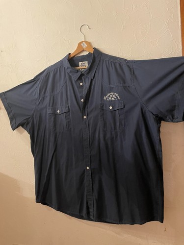 Chemise bleue homme owk 5xl - bleue,