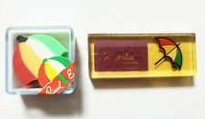 arnold palmer gomme transparente 2 pièces super rare ancien rétro　