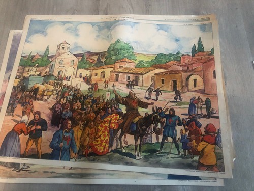Ancienne affiche carte - ancienne,