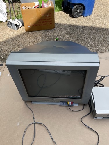 Sony trinitron crt tv - sony,