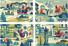 NFTimbre5 -  Série complète 2025 Coq Français Timbres NEUF - 4500 ex EPUISE