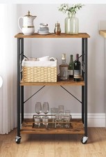 Étagère de Cuisine - Desserte - Chariot de Service à 3 Niveaux