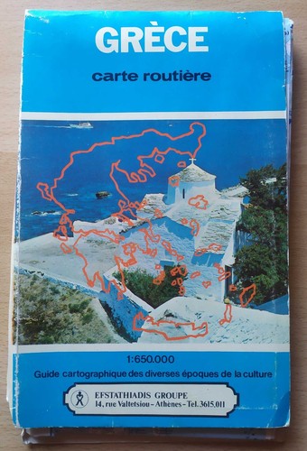 Ancienne carte routière - carte,