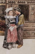 Dessin aquarelle Bretagne