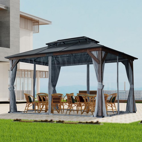 10x13 outdoor hardtop - 10x13, wood
