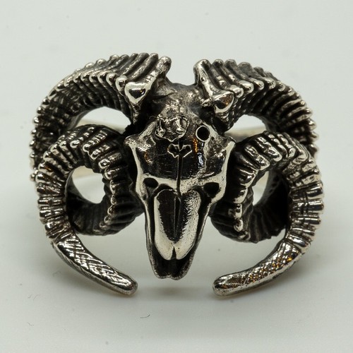 Ram tête bague mort 925 - bague, .925
