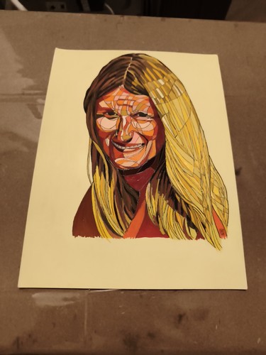 Portrait art brut - art, contemporain