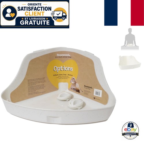 Bac litière coin pour - litière, en