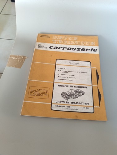 Revue technique carrosserie - revue,