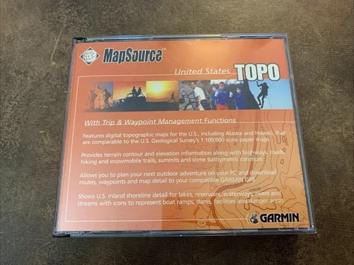Garmin mapsource united - mapsource, states