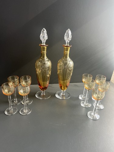 Service liqueur cristal - à,