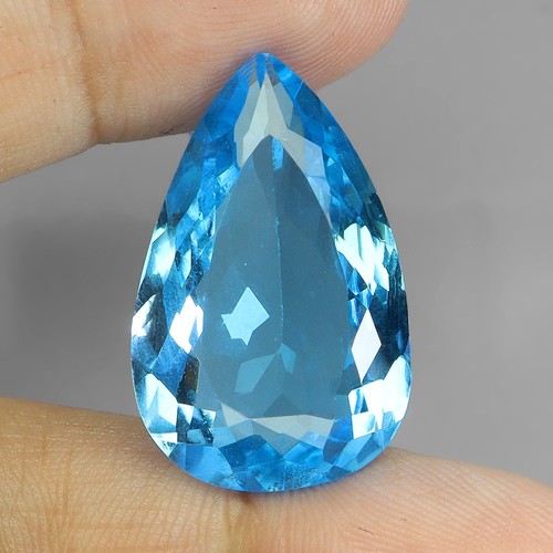 Poire top swiss blue topaze - top,