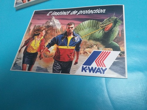 Autocollant vintage way - autocollant, k-way