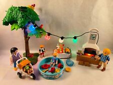sympa base Famille et barbecue estival 9272 Playmobil ( vacance , camping ) 0070