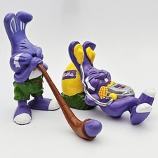 2002 Suchard MILKA SCHMUNZELHAPEN figurines de collection ALPHORN & DISK...