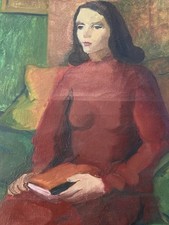 Peinture huile sur toile fauve - peinture,