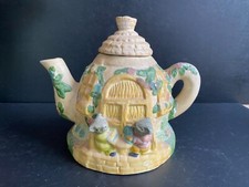 Théière Vintage Fantaisie Maison de Souris - Style Conte de Fées - Adorable !