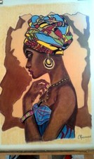 Portrait femme africaine