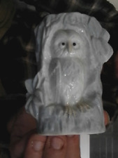 HIBOU CHOUETTE FAÏENCE 11 X 9 X 6 CM OCCASION