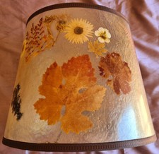 Abat-jour vintage " Herbier "