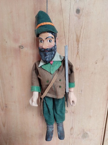 Marionnette ancienne fils - ancienne,