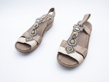 Ara Sandales Pour Femmes Chaussures D'Été Beige Taille 42 EU Art 23956-100