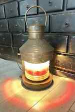 énorme FANAL - lanterne de navigation de marine en cuivre vers 1900