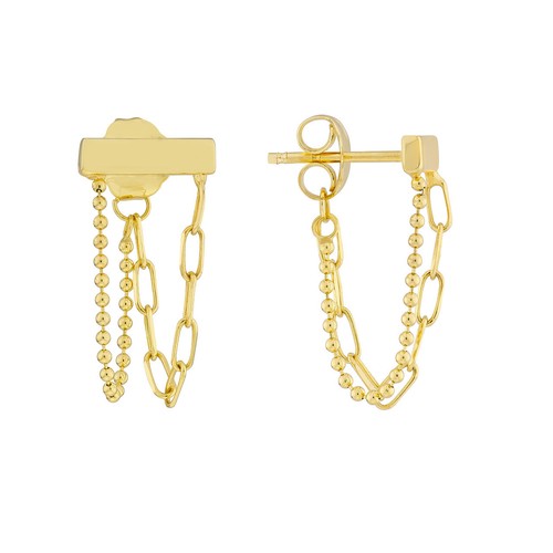Boucles oreilles chaîne - boucles, d’oreilles