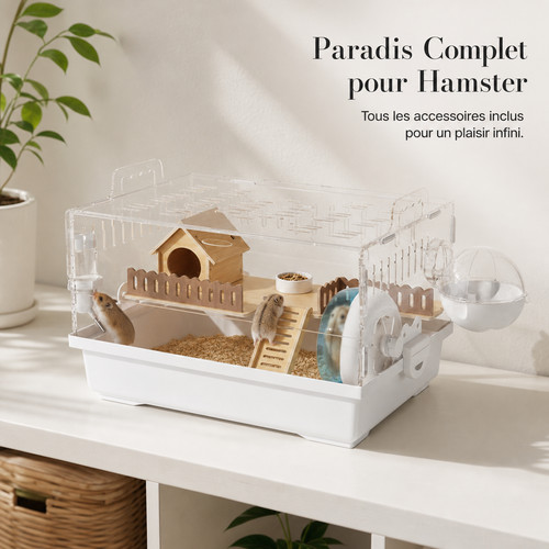 Cage transparente pour