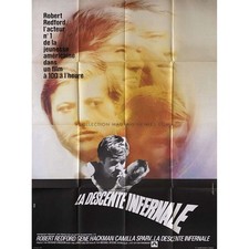 DOWNHILL RACER French Movie Poster  - 47x63 in. - 1969 - Michael Ritchie, Robert