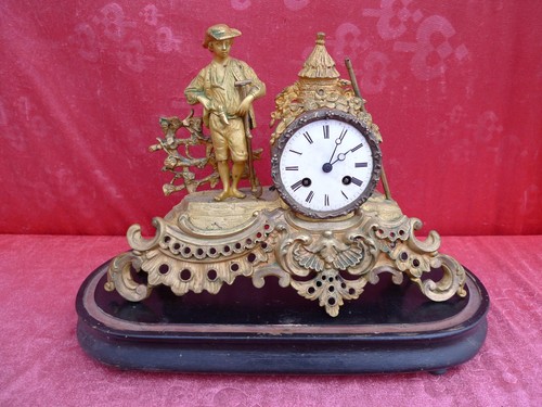 Belle vieux horloge - belle,