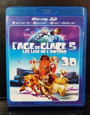 Blu-Ray 3D + 2D + DVD  _ L'age de Glace 5