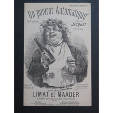 Un Poivrot Automatique Scène Comique Chant Piano XIXe