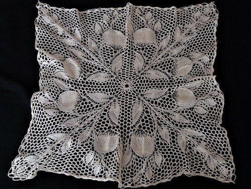 Napperon carré crochet - napperon,