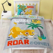Lion King Roarsome Housse Couette Simple Set Garçons Filles Disney Simba 2-in-1