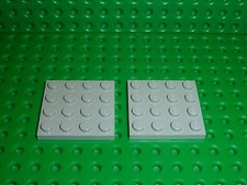 2 x Plaque plate Oldgray 4x4