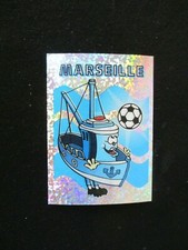 OM MARSEILLE    ECUSSON Logo image sticker N° 10 PANINI SUPERFOOT 1997-1998