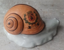 MOUTARDIER GREY POUPON  ... ESCARGOT EN CERAMIQUE ... BLASON DE DIJON
